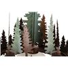 Image 6 : Sheridan Pine Tree Round Rustic Chandelier