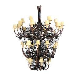 Mountain Pine Cone 4-Tier Chandelier by Berry Bate