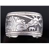 Image 3 : Navajo Thomas Singer Sterling Silver Bracelet
