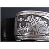 Image 4 : Navajo Thomas Singer Sterling Silver Bracelet