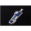 Image 3 : Sterling Silver Micro Inlay Multi Stone Pendant