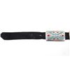 Image 11 : Navajo Thomas Singer Sterling & Chip Inlayed Belt