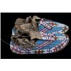 Image 6 : Sioux Fully Beaded Whirling Log Moccasins c. 1900