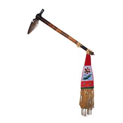 Kiowa Spontoon Pipe Tomahawk c. 1860-1870'd