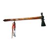 Image 1 : Pawnee Pipe Tomahawk w/ Beadwork & Teeth 19th C.