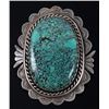 Image 3 : Navajo Number 8 Turquoise Sterling Silver Earrings