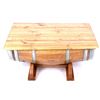 Image 8 : Reclaimed Whiskey Barrel Coffee Table