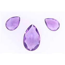 Amethyst AAA+ Necklace & Earring Set 3.15 Carats