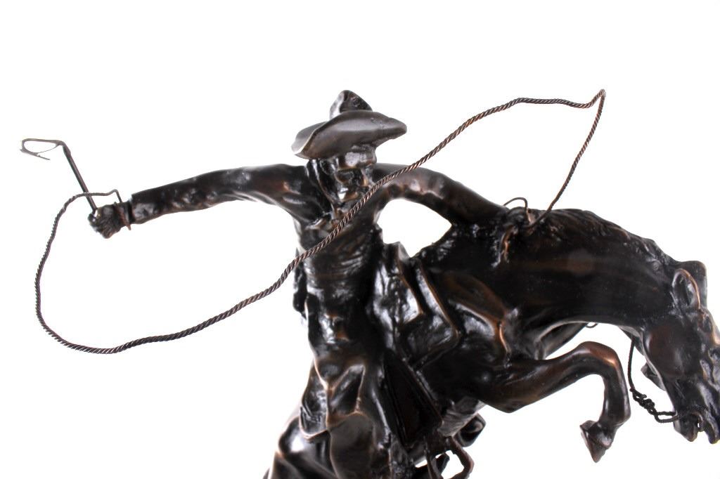 Bronco Buster Bronze Statue by Frederic Remington