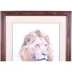 Signed 1988 Guy Coheleach African King Lithograph