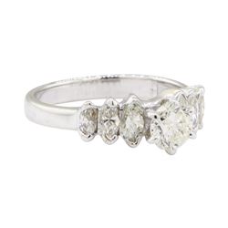 1.35 ctw Diamond Ring - 14KT White Gold