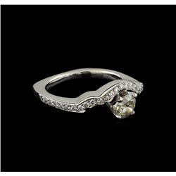 0.70 ctw Diamond Ring - 14KT White Gold