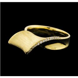 0.15 ctw Diamond Ring - 14KT Yellow Gold