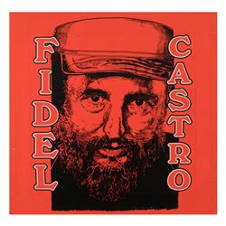 Fidel Castro by Steve Kaufman (1960-2010)