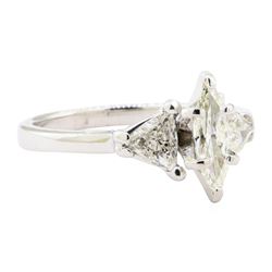 1.20 ctw Diamond Ring - 14KT White Gold