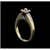 Image 4 : 14KT White Gold 0.45 ctw Diamond Ring