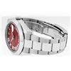 Image 9 : Rolex Mens SS 41MM Red Roman Diamond Datejust 2 Oyster Band Wristwatch With Box