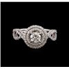 Image 2 : 1.16 ctw Diamond Ring - 14KT White Gold