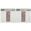 Image 2 : Bank of Taiwan - Kinmen. 1955. Pair of Issued Banknotes.