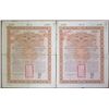 Image 1 : Chinese Imperial Government Kaiserlich Chinesische Staatsanleihi, 1898, £100 Pounds Issued Bond Pair