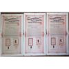 Image 1 : Chinese Imperial Railway 5% Gold Loan Shanghai-Nanking Railway 1904 £100 I/U Bond Trio