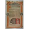 Image 1 : Imperial Chinese Government 5% Tientsin-Pukow Railway Loan, £100, 1908 I/U Bond