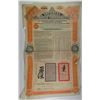 Image 1 : Imperial Chinese Government Tientsin-Pukow Railway 1908 I/U Bond