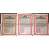 Image 1 : Imperial Chinese Government 5% Hukuang Railways Gold Loan of 1911, £100, I/U Bond Trio
