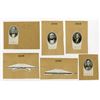 Image 1 : Banco Nacional De Costa Rica, 1942 to 1958 Proof Portrait Vignettes Used on Banknotes by ABNC.