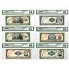 Image 1 : Banco Central de Reserva de El Salvador. 1968-1970. Set of 6 Specimen Banknotes.