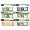 Image 2 : Banco Central de Reserva de El Salvador. 1968-1970. Set of 6 Specimen Banknotes.