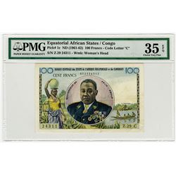 Banque Centrale des Etats de l'Afrique Equatoriale et du Cameroun. ND (1961-1962). Issued Banknote.