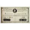 Image 1 : Domaines Nationaux 1792 First Issue Note