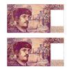 Image 2 : Banque De France, 1980 Banknote Pair.