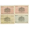 Image 2 : Schloss Hirschberg Officer POW Camp. ND (1917). Quartet of Notgeld.