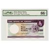 Image 1 : Bank of Ghana. ND (1965). Issued Banknote.