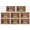 Image 1 : Government of Hongkong, ND (1936) King George VI Banknote Assortment