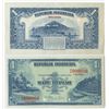 Image 1 : Republik Indonesia. 1951. Pair of Specimen Proof Notes.