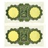 Image 2 : Central Bank of Ireland, 1976 Issue Sequential Banknote Pair.