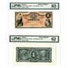 Image 1 : Banco Mercantil Mexicano, ND (1882-83) Face & Back Proof Pair
