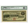 Image 1 : L. Gutierrez, Merida. ND (ca. 1880s). Remainder Banknote.