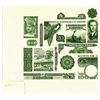 Image 1 : American Bank Note Co., ca. 1980s, Intaglio Die Proof Impressions on Sheet