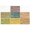 Image 1 : "Osnova" Central Cooperative, ND (1922-23), Set of 7 Issued Scrip Notes