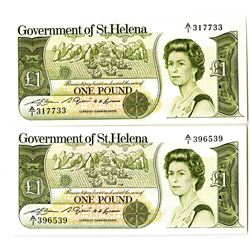 Government of St. Helena, 1981 Issue Banknote Pair