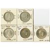 Image 1 : Denmark, 1912-1945, Quintet of Silver 2 Kroner Coins.