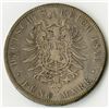 Image 2 : Saxony, 1876, Silver King Albert von Sachsen Coin.