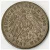 Image 2 : Saxony, 1898, Silver King Albert von Sachsen Coin.