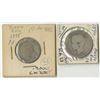 Image 1 : Puerto Rico, 1895-1896, Lot of 2 Silver Alfonso XIII Decimal Coins.