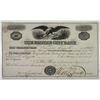 Image 1 : Empire City Bank, 1852 I/U Stock Certificate.
