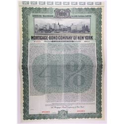 Mortgage-Bond Company of New York, 1906 Specimen Bond.